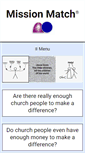 Mobile Screenshot of missionmatch.org