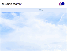 Tablet Screenshot of missionmatch.org